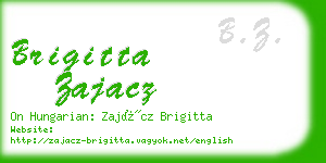 brigitta zajacz business card